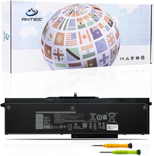 ANTIEE 1FXDH Laptop Akku Kompatibel mit Dell Precision 3541 3551 Latitude 15 5501 5511 E5501 E5511 Series 1WJTO 01WJT0 D191G 0D191G 451-BCNU 451-BCNV 01WJT0 1WJT0 1WJJT0 T0 0D 191G D191G CN-0D191G