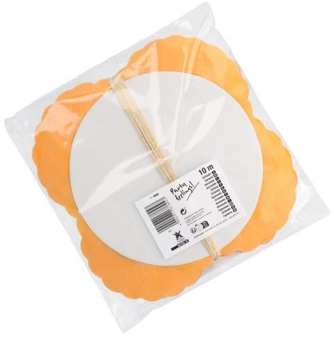 Großraumgirlande, Papier Ø 24 cm · 10 m Deutschland schwer entflammbar