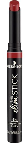 essence THE slim STICK, Lippenstift, Nr. 109, Rot, langanhaltend, pflegend, Expressergebnis, farbintensiv, matt, vegan, ohne Parfüm, ohne Alkohol, ohne Parabene, 1er Pack (1.7g)