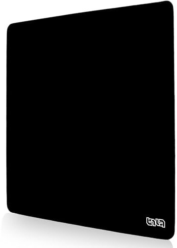 Tilt Grand Tapis de Souris Gamer XXL 50x50 cm | Tapis de Bureau Gaming Anti-Dérapant | Mouse Pad Imperméable pour PC et Accessoires Gaming | Tapis de Clavier (Black)