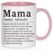 Diztoud Tasse Mama Substantiv Definition, Muttertagsgeschenke für Mama, lustige Geschenke für Mutter, Geschenk Muttertag Geburtstag Weihnachten, Geschenke zum Muttertag, 325ml Keramik Kaffeetasse