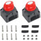 Battery Isolator Switch 12V-48V 275A, Gekufa Battery Disconnect Isolator Switch Waterproof Master Battery Cut Off Kill Switch for Car Marine RV ATV Boat 2 Pack