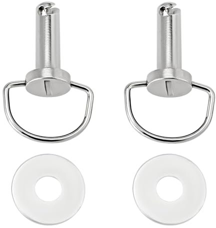 SG Store 2 Pezzi Viti A Sgancio Rapido Per Anello A D Per Baule Moto M8x30MM Viti X2 Rondelle X2 Compatibile Con Davidson Modelli Touring 1993-2013