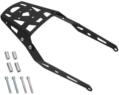 CAVINBDZ Porte-Bagages Arrière Moto pour Grom 125 MSX125 2022 2023 2024 Porte-Bagages Arrière pour Moto Extension Porte-Bagages Support D'étagère