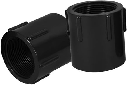 SUPVOX Raccords Adaptateurs en PVC Lot De 2 Filetage Femelle 32 Mm/1 Pouce Connecteurs pour Système Deau Faciles À Installer Matériau Robuste