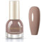 Nude Brown Nail Polish - 10ml Long Lasting Nude Nail Varnish - Fast Drying Neutral Nail Polish Quick Dry - High Glossy Nude Nail Polish Natural Nail Polish No Required UV/LED Lamp