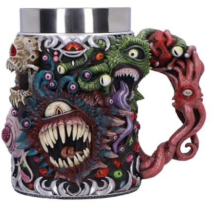 Nemesis Now Dungeons & Dragons Beholder Bierkrug, Fantasy Rollenspiel Trinkgeschirr, offizielles D&D Lizenzprodukt