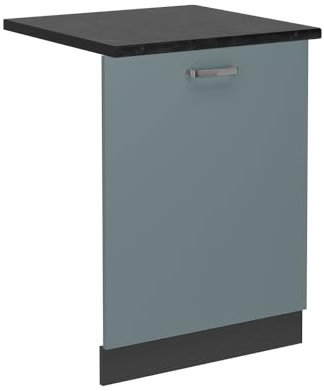 Vicco Tapa del lavavajillas R-Line, Gris Azulado, 60 cm, ET Antracita