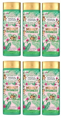 6x Cussons Imperial Leather Monkey Business Guava Blossom and Jungle Leaves Icons Bath Soak/Shower Gel 500ml