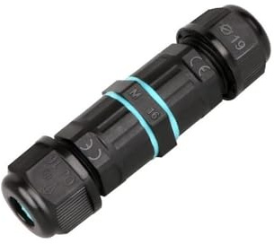 StoneMaxi IP68 Waterproof Junction Box Outdoor Cable Connector, 3 Pin Connectors for Outside Cables, 2-Way Wire Extension Electrical Cable Protector for Cable Diameter Ø 4mm-8mm (1 Packs - 3 Pin)