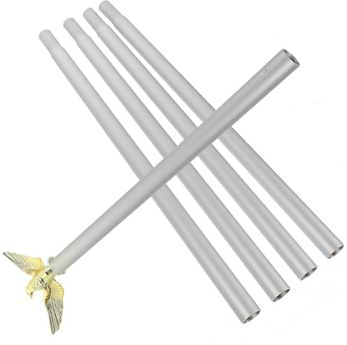 Anneome Aluminium Fahnenmast Wetterfest Verhedderungsfrei Stabiles Outdoor Fahnenstangen Set Gartenfahnenhalter Rostfrei Langlebig für Haus Balkon