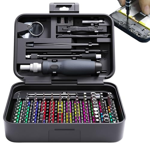 Kit di cacciaviti, 132 in 1 ergonomico retrattile di precisione, kit di riparazione elettronica portatile | per telefono, tablet, orologio, occhiali auto e casa