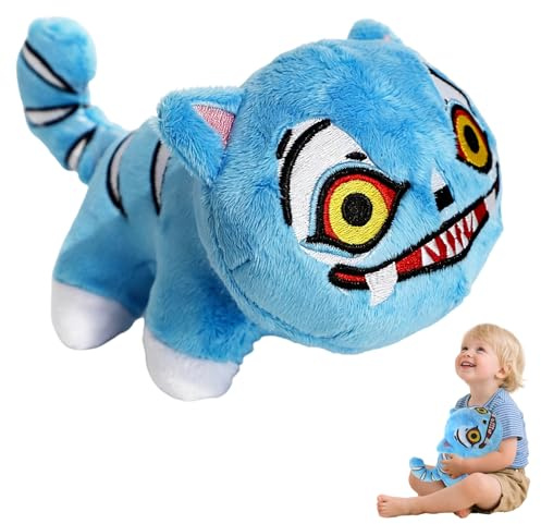 LEGQYJK 20 cm Tiger Kuscheltier, Tiger-Plüschtier Stofftier aus Weichem Plüschs, Sammlerfigur Plüschfigur Geburtstagsgeschenk für Fans