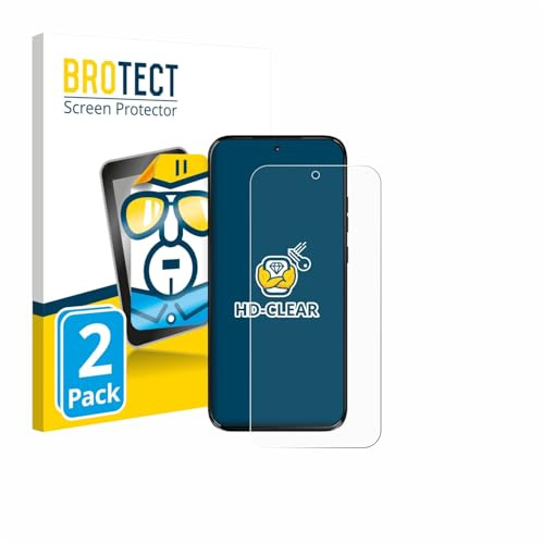 BROTECT Schutzfolie für Motorola Moto G77 | 2 Stück Transparenter Displayschutz Made in Germany Klare Displayschutz-Folie Clear Einfache Montage Case-Friendly