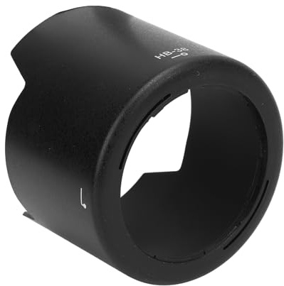 Ycauty Camera Lens Hood Shade with Enhanced Light Blockage for AF S VR MICRO 105mm F 2.8G IF ED, Prevention for Backlit and Flash Photography, ABS Material