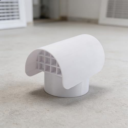 Alanmoship Cache-port d'échappement en PVC, pour tuyau Schedule 40 de 7,6 cm, capuchon d'évent de toit, pour conduits de ventilateur de radon, évents de fumée, protection contre les animaux, pour