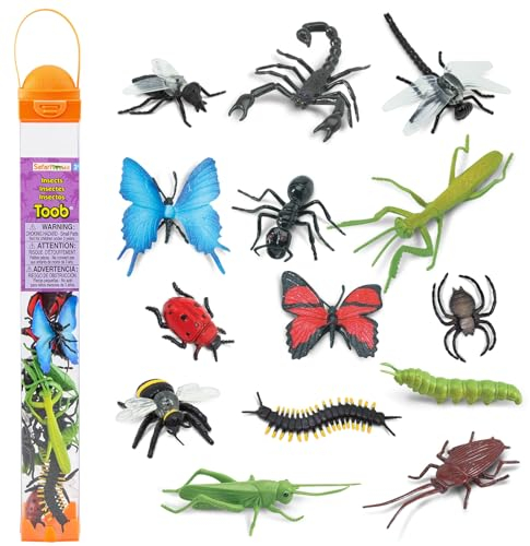 Safari Ltd. Insekten Toob 695304 - 14x handbemalte Sammelfiguren in Tube