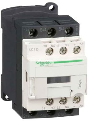 Schneider Electric TeSys D LC1D Leistungsschütz / 24 V dc Spule, 3 -polig 3 Schließer, 300 V dc, 690 V ac / 25 A