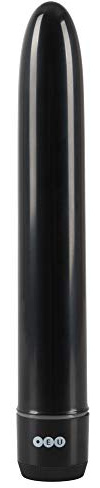 ORION Vibrator „Night and Day – stufenlos regelbar – ABS, Ø 2,5 cm | Leiser Massagestab für Frauen und Männer – vaginal & anal, batteriebetrieben, spritzwassergeschützt, diskreter Versand