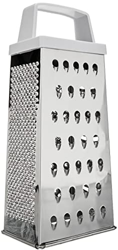 Ibili RALLADOR Cuatro Caras 20 CMS, Stainless Steel, Blanco Y Plateado, 10 cm