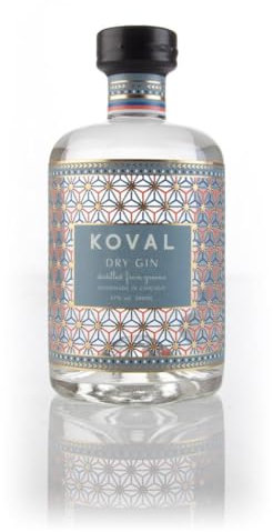 Koval ,Dry Gin ,Geruch von Wacholder mit Noten von Wildblumen ,Lang anhaltender Abgang mit Noten von Eiche ,500 ml ,47%Vol.