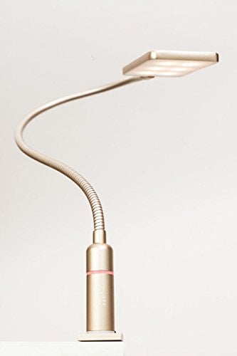 kalb Material für Möbel 4W LED Bettleuchte Leseleuchte Flexleuchte Nachttischlampe Bettlampe Leselampe, Auswahl:1er Set messing matt