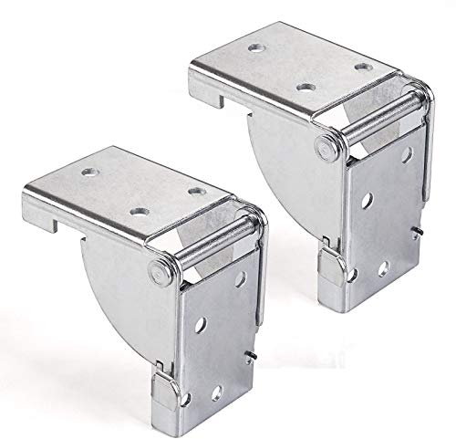 2 x SO-TECH® Mensula plegable para Pata de Mueble Bisagra Consola plegable para Mesa plagable 38 x 38 mm