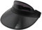 Freak Scene Retro Schildkappe - Sun Visor Cap - 80s Poker Visier Mütze - Farbe: schwarz-schwarz