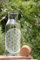 freiglas 1,0l Karaffe mit der Blume des Lebens und Korkverschluß ~ FREIGLAS ~ Wasserkrug, Lebensblume, Gravur