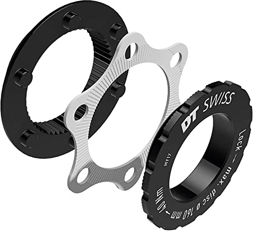 DT Swiss Unisex – Erwachsene Adapter is (6-Loch) Radnabe, schwarz, 1size