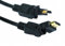 rhinocables Swivel HDMI Cable Multi Rotating Flexible and Twisting Angles High Speed UHD 3D 4K ARC Digital Audio Video Gaming Laptop TV (3m)