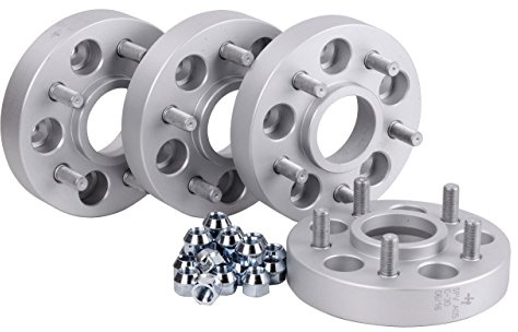 Hofmann Spurverbreiterung Aluminium 4 Stück (23mm pro Scheibe / 46 mm pro Achse) inkl. TÜV-Teilegutachten~ kompatibel mit Honda CR-V Typ RE 5/6/7 (2006-2015)