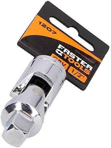 Ball Joint 1/4 Inch Ratchet Screwdriver Nut Adapter CrV Steel Gimbal Joint