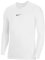 Nike Herren Dri-fit Park første lag Longsleeve, White/Cool Grey, L EU