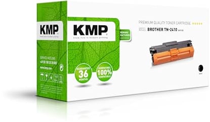 KMP Tonerkartusche passend für Brother TN2410 Black - B-T115 - für DCP-L2510D DCP-L2530DW DCP-L2550DN, HL-L2310D HL-L2350DW HL-L2370DN HL-L237... etc.