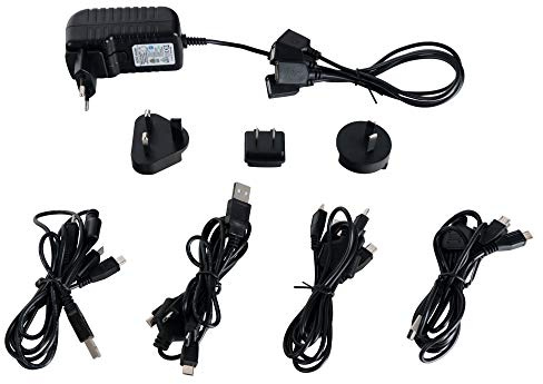 Beatfoxx SDC-1640 Ladegerät für Silent Disco V2 Kopfhörer - bis zu 16 Kopfhörer mit nur einer Steckdose gleichzeitig laden - USB-Verbindung zum Laden über PC und Laptop - inkl. 3 Reiseadapter