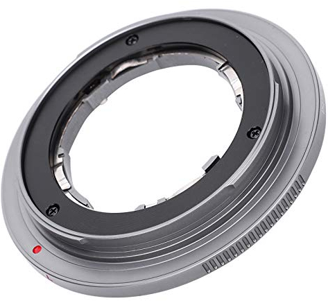 Bindpo M-GFX-Adapterring, manueller Fokuslinsenkonverter aus Aluminiumlegierung für M-Objektiv für Fuji GFX 50R 50S 100-Kamera