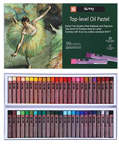 Öl Pastell 12/36/50 Stück Ölpastellkreide Rund Softpastellkreide Weich Aquarellstifte Ungiftig Pastellkreidestift Kinder Pastellkreide Schule Farbstifte Professionell Wachsmalstifte Set Wachsmalkreide