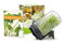 FLORTUS – Sprossenglas Set mit Siebdeckel & integriertem Ständer – 720ml Keimglas zum Sprossen ziehen – Sprossen Anzuchtset für schmackhafte und frische Keimsprossen, Keimlinge, Microgreens