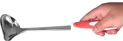 Tyenaza Mestoli Cucina Acciaio Inox, Mestolino per Condimenti con Beccuccio, Cucinieri Mestolo con Beccuccio a Versare per Sughi, Salse ed Intingoli