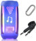 Silikonhülle Tragetasche Case Schlinge Tasche Hülle für JBL Pulse 5 Wasserdichter Bluetooth Lautsprecher (Blau)