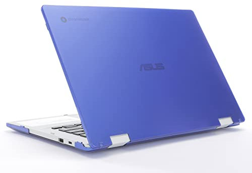 mCover Case ONLY Compatible with 2021~2022 14-inch ASUS Chromebook CX1 (CX1400) Series Laptop Computers (NOT Fitting Any Other ASUS Models) - Blue