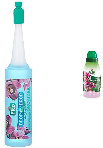 Fito X101001 Goccia Orchidee, Verde, 8.1x5.6x14 cm & Orchidee Plus