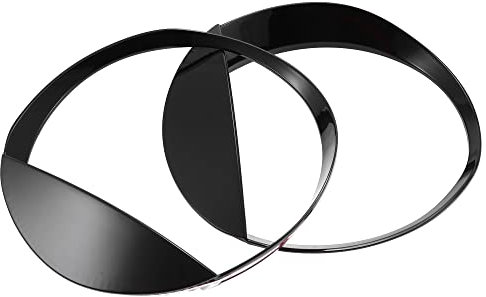 X AUTOHAUX 2 Stück Auto Scheinwerfer Abdeckung Trim Auge Deckel Lampe Aufkleber