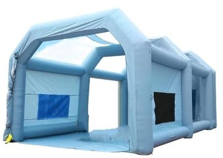 PBWERIGL Inflatable Paint Booth, Inflatable Spray Paint Booth With Blowers(10x6x4m 67.6kg)