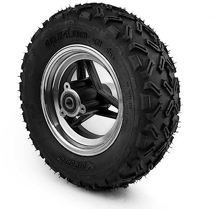 Rueda inflada de 10 pulgadas 10x4.00-6 Neumático de montaña todoterreno sin cámara de aire para patineta eléctrica de scooter (12mm)