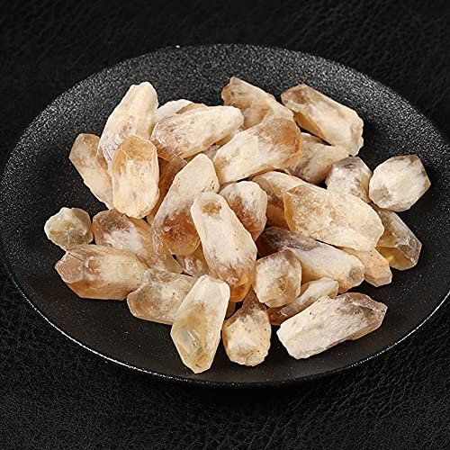 FLYIFE Natürliche brasilianische Yello Crystal Restoration Rock Specimens Home Decor und DIY Geschenk Aquarium Stone Balance Crystal Dekorative Steine (Color : Natural Citrine, Size : 100g)