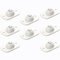 Lot de 8 Roulettes Auto-Adhésives, Mini Roulettes à Billes Autocollantes en Plastique pour Meubles, Roulettes Pivotantes 360 ° à Billes Pour Petits Meubles, Boîte de Rangement