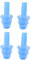 Echwave 2 Paire Piscine Plongee Silicone Souple Bouchons d'oreille Bouchon d'oreille Bleu