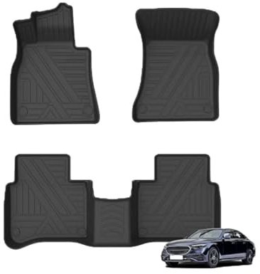 Auto Fußmatten für Mercedes-Benz s-Class 2014-2020,Personalisierte TPE Komplettset Autoteppich Gummimatten Antirutschmatte Auto Schmutzfangmatte Allwetter Schutz Vor Verschmutzung Autozubehör